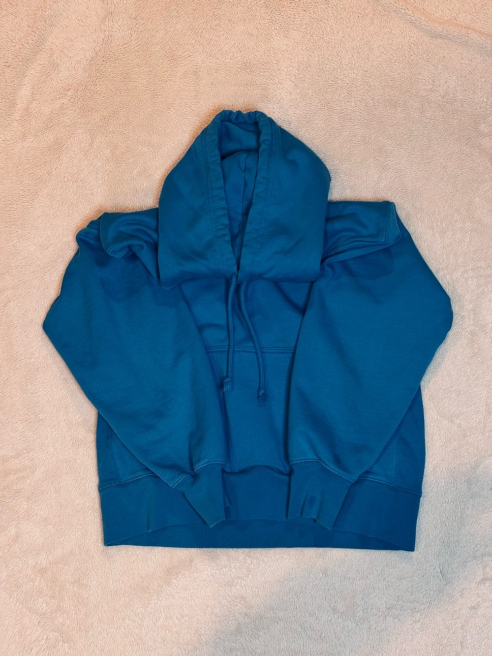 TNA Blue Extra Fleece Boyfriend Hoodie